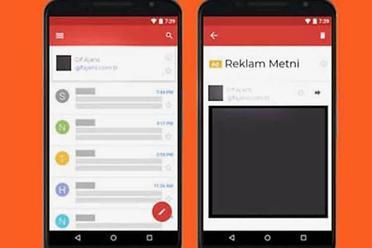 Gmail Reklamları